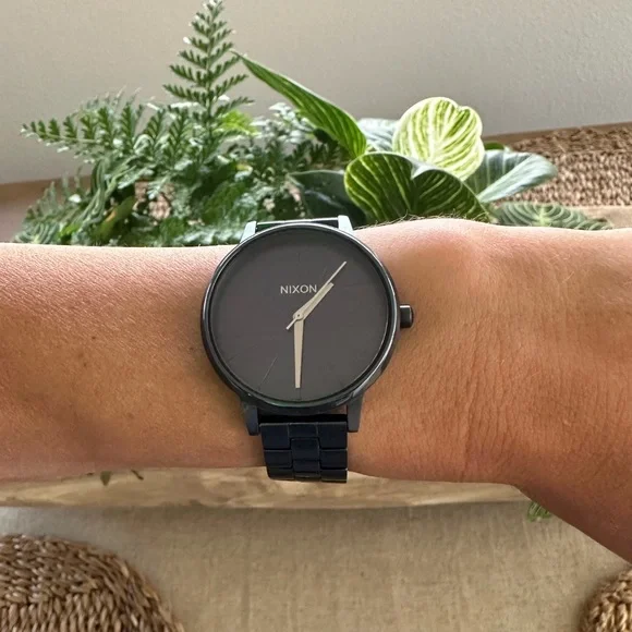 NIXON腕時計 KENSINGTON LEATHER NAVY Nixon Watch Kensington